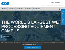 Tablet Screenshot of cdeglobal.com